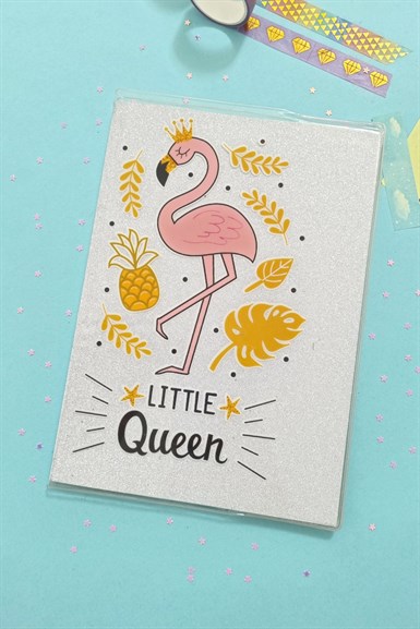 Flamingo Little Queen Simli Defter