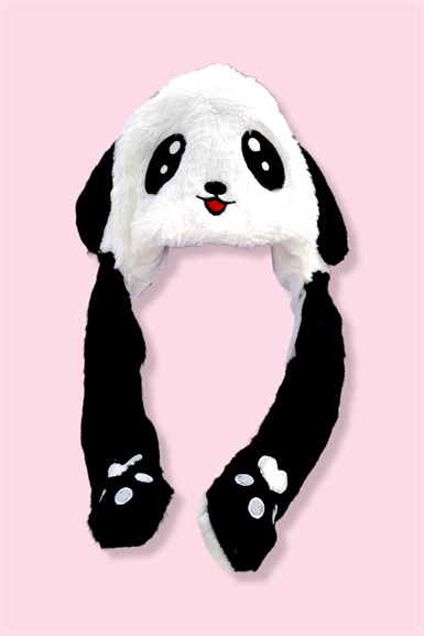 Işıklı Hareketli Kawaii Şapka Panda